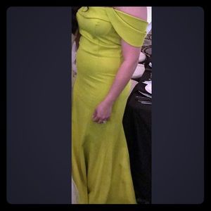 Lime Green Evening Gown
